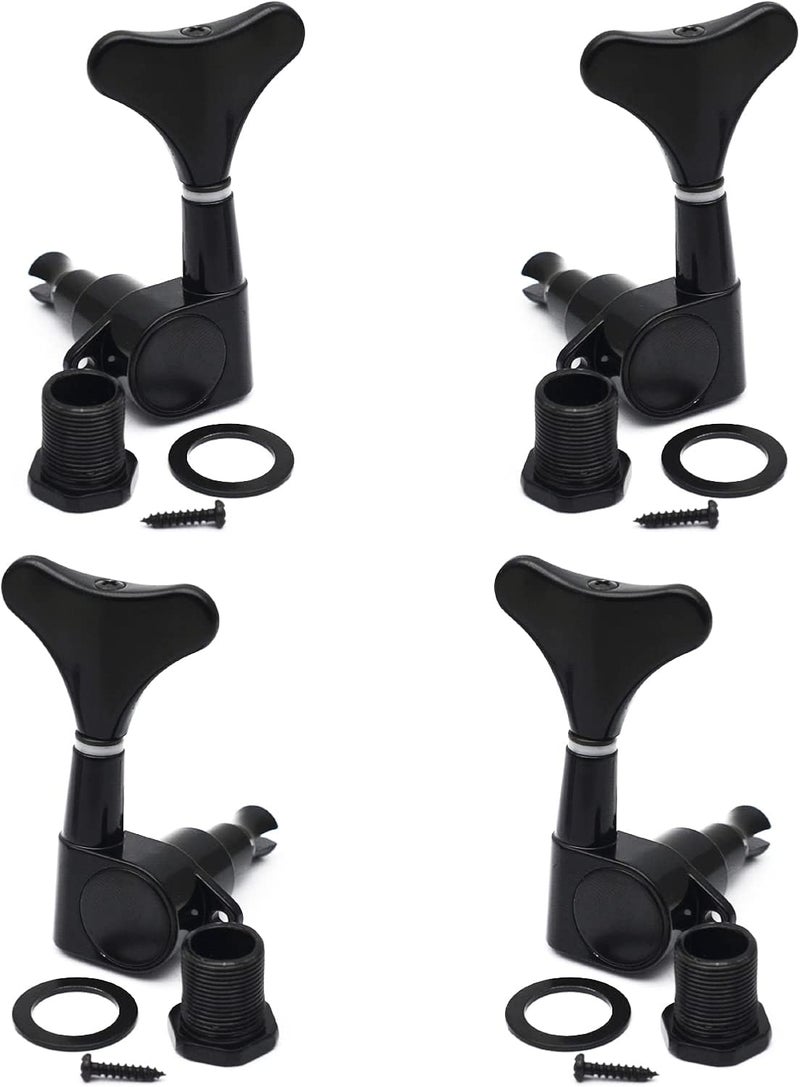 MAXCHEER Guitar Bass Tuners Bass Guitar Tuning Keys,Ratio Headstock Sealed Machine Head Replacement for Electric Jazz Bass or Precision Instruments - Image 1